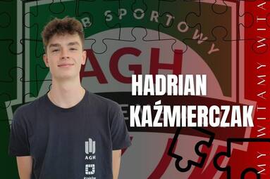 Hadrian Kaźmierczak zamyka skład środkowych AZS AGH