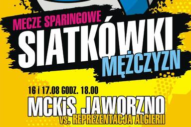 MCKiS Jaworzno rozegra sparingi z reprezentacją Algierii