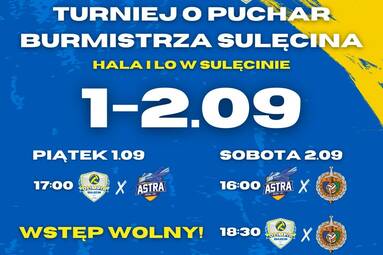 Zagrają o Puchar Burmistrza Sulęcina