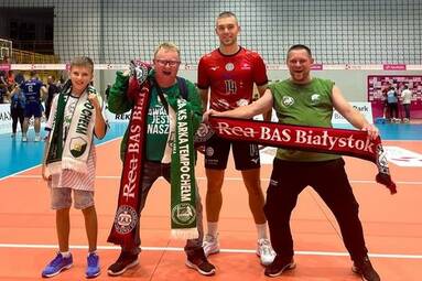 Brawo kibice Bogdanki Arki Chełm i REA BAS Białystok