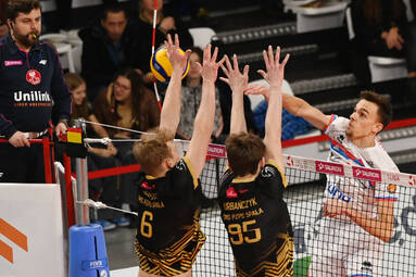 Sobota z TAURON 1. Ligą: MKS Będzin - SMS PZPS Spała 3:1