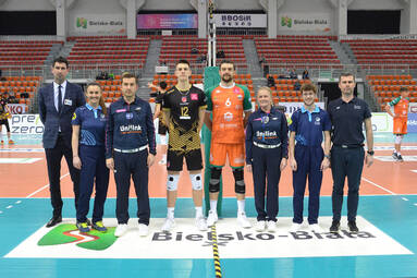Środa z TAURON 1. Ligą: BBTS Bielsko-Biała - SMS PZPS Spała 3:1