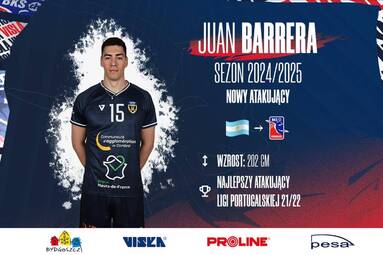  Juan Barrera w BKS VISŁA PROLINE Bydgoszcz