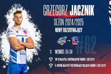 Grzegorz Jacznik dołącza do BKS VISŁA PROLINE Bydgoszcz