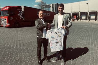 Czarni Radom powitali Sponsora Tytularnego, firmę PIERROT!