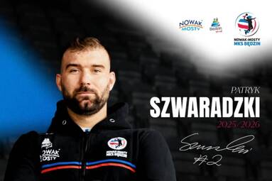 Patryk Szwaradzki nowym atakującym Nowak-Mosty MKS Będzin