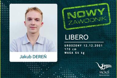 Jakub Dereń w MCKiS Jaworzno