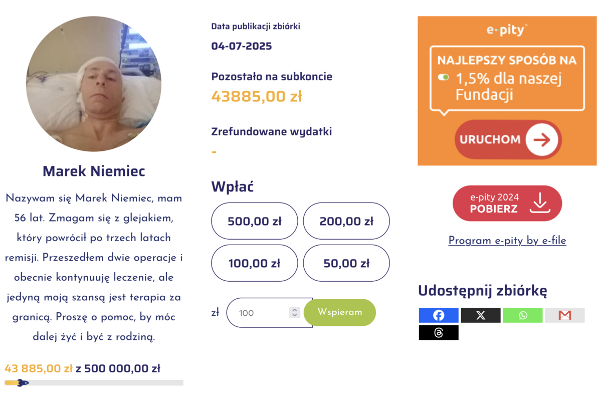 Rodzina Patryka Niemca potrzebuje wsparcia. Siatkarska rodzino, do dzieła!