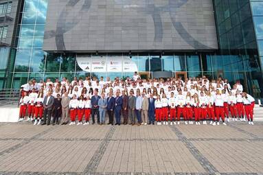 Ślubowanie reprezentacji Polski przed XVIII Letnim Olimpijskim Festiwalem Młodzieży Europy Skopje 2025