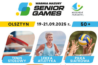 Zgłoś swoją drużynę do Warmia Mazury Senior Games 2025!