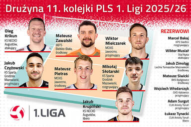 Drużyna 11. kolejki PLS 1. Ligi