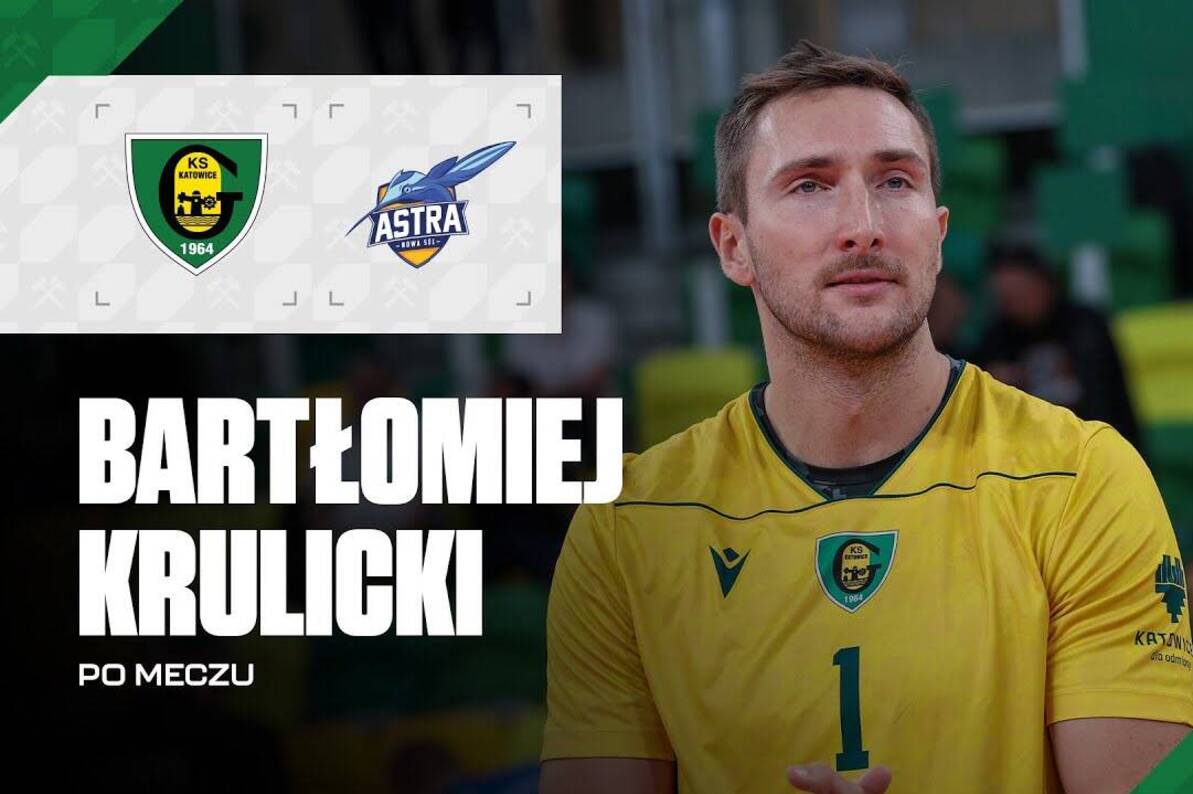 Bartłomiej Krulicki po meczu GKS Katowice - Karton-Pak ASTRA Nowa Sól [WIDEO]