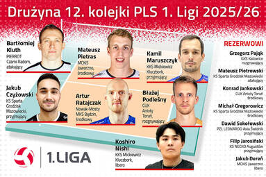 Drużyna 12. kolejki PLS 1. Ligi