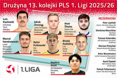 Drużyna 13. kolejki PLS 1. Ligi
