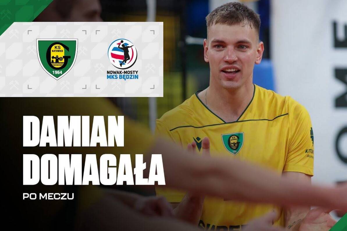 Damian Domagała po meczu z Nowak-Mosty MKS Będzin [WIDEO]