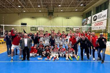 Siatkarze KPS-u Siedlce mieli z czego cieszyć się