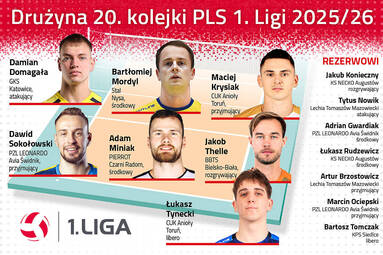 Drużyna 20. kolejki PLS 1. Ligi