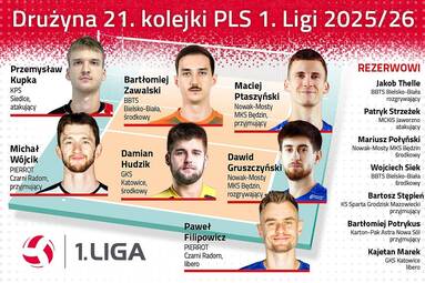 Drużyna 21. kolejki PLS 1. Ligi