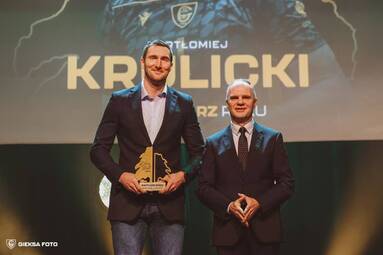 Bartłomiej Krulicki ze „Złotym Bukiem”.