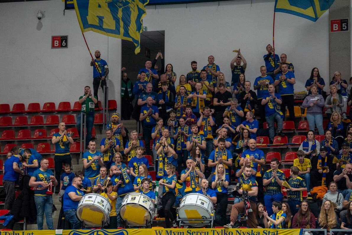 Zawodnicy Stali Nysa od pierwszej piłki do ostatniego gwizdka dyktowali Bydgoszczanom warunki gry [ZDJĘCIA]