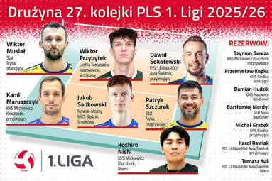 Drużyna 27. kolejki PLS 1. Ligi