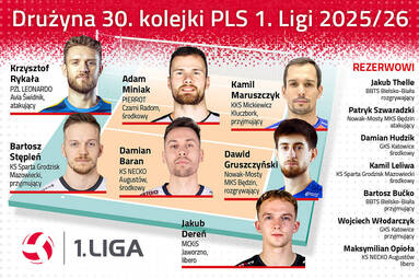 Drużyna 30. kolejki PLS 1. Ligi