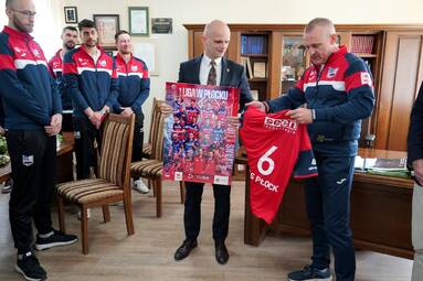 Starosta Płocki gratuluje siatkarzom KPS-u awansu do PLS 1. Ligi