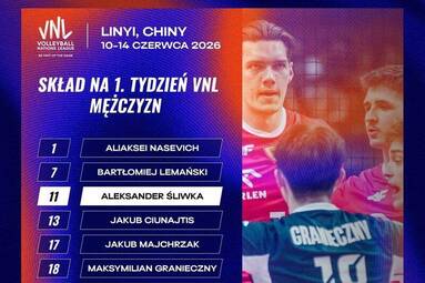 Marcel Bakaj w składzie na VNL w Chinach