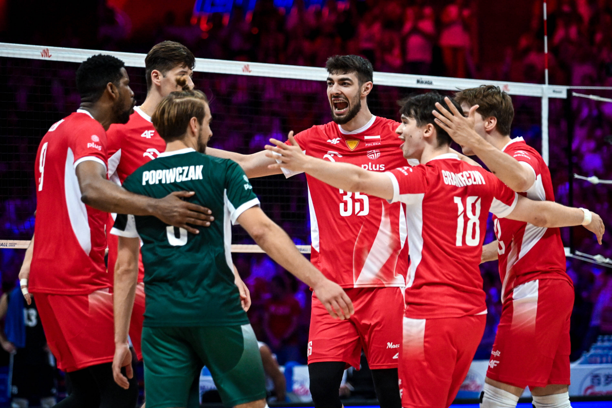 Turniej VNL trwa nadal. Dziś w Gliwicach biało-czerwoni zaliczyli udany występ w meczu z reprezentacją Niemiec [ZDJĘCIA]