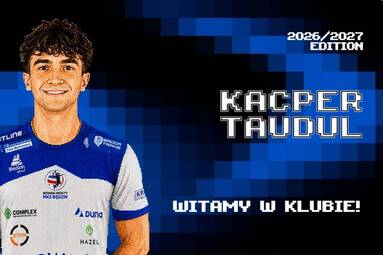 Kacper Taudul przyjmującym Nowak-Mosty MKS-u Będzin